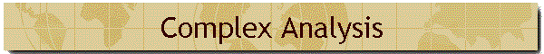 Complex Analysis