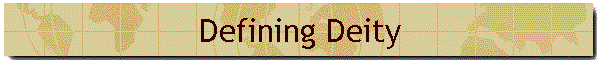 Defining Deity